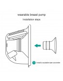 Breast Pump Flange Insert Silicone Funnel Insert Breast Pump BPA FREE